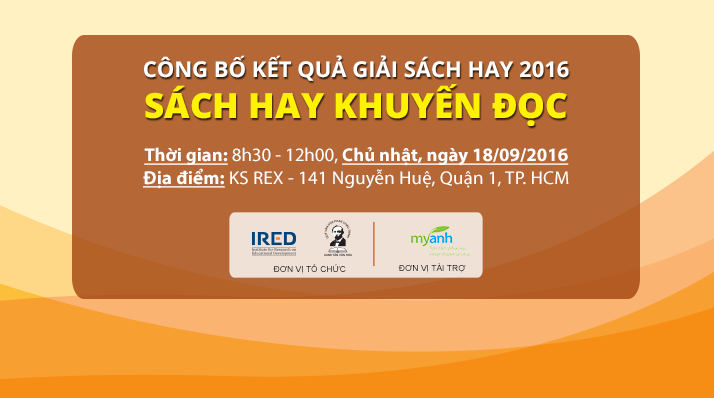 Công bố kết quả giải sách hay 2016