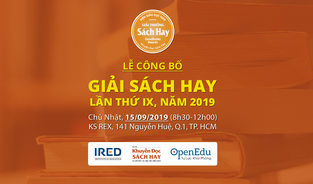 LỄ CÔNG BỐ GIẢI SÁCH HAY 2019