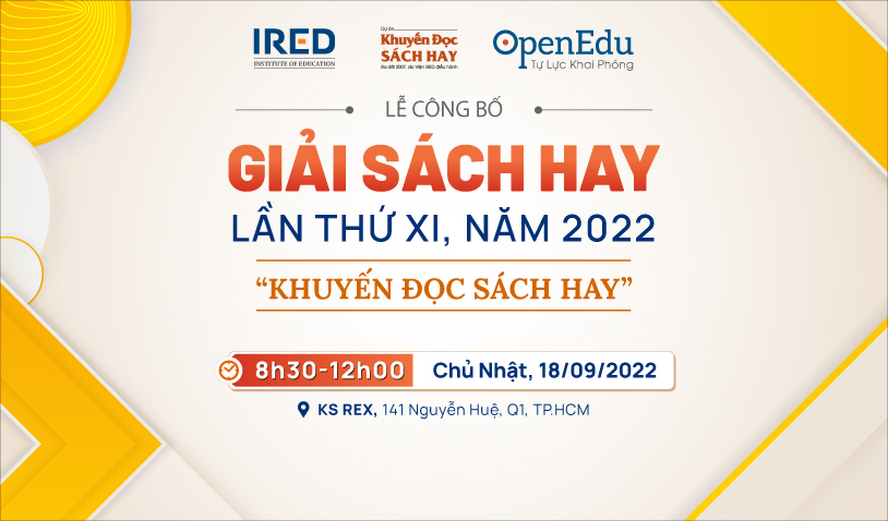 LỄ CÔNG BỐ GIẢI SÁCH HAY LẦN THỨ XI, NĂM 2022